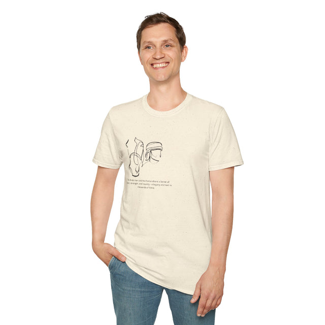 Men's T-Shirt Arab Man With Horse