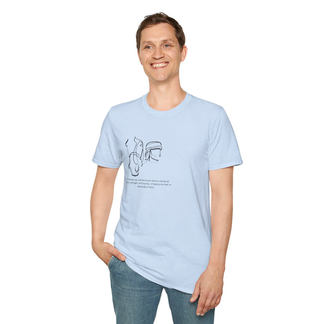 Men's T-Shirt Arab Man With Horse