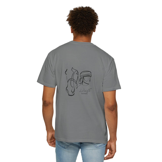 Arab Man with Horse T-shirt