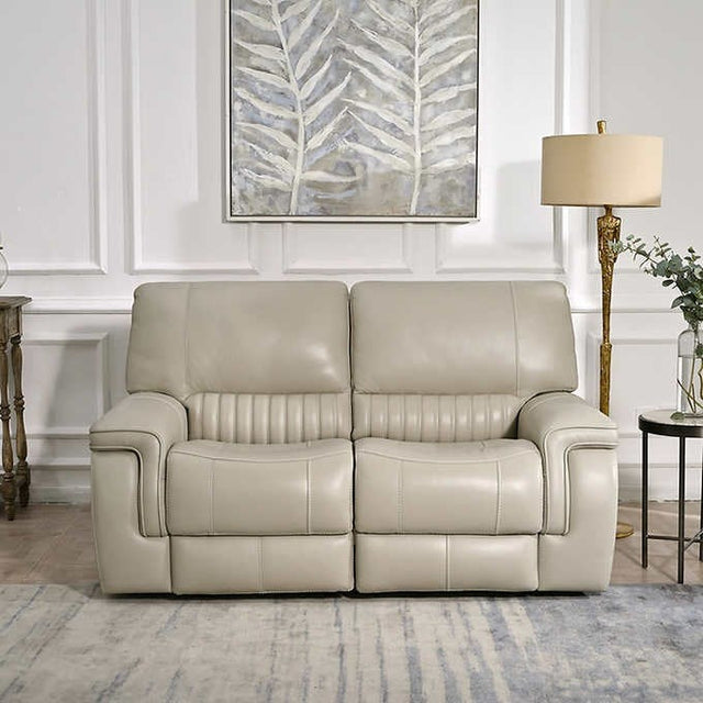 Williamton Leather Power Reclining Loveseat