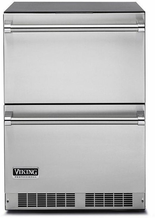 Viking Professional 5 Series Undercounter Refrigerated Drawers with Dynamic Cooling Technology and LED Lighting - Stainless Steel