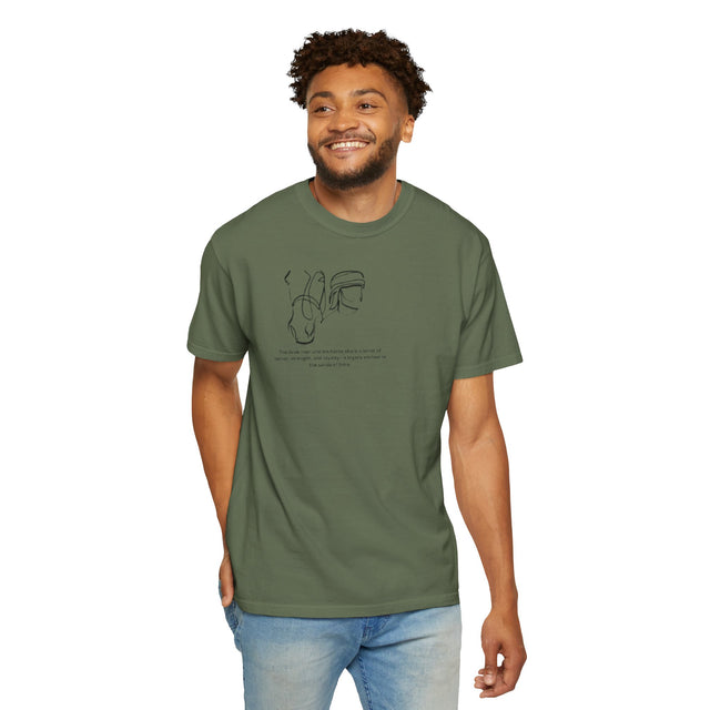 Arab Man with Horse T-shirt