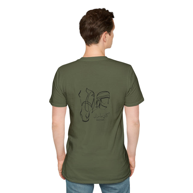 Men's T-Shirt Arab Man With Horse