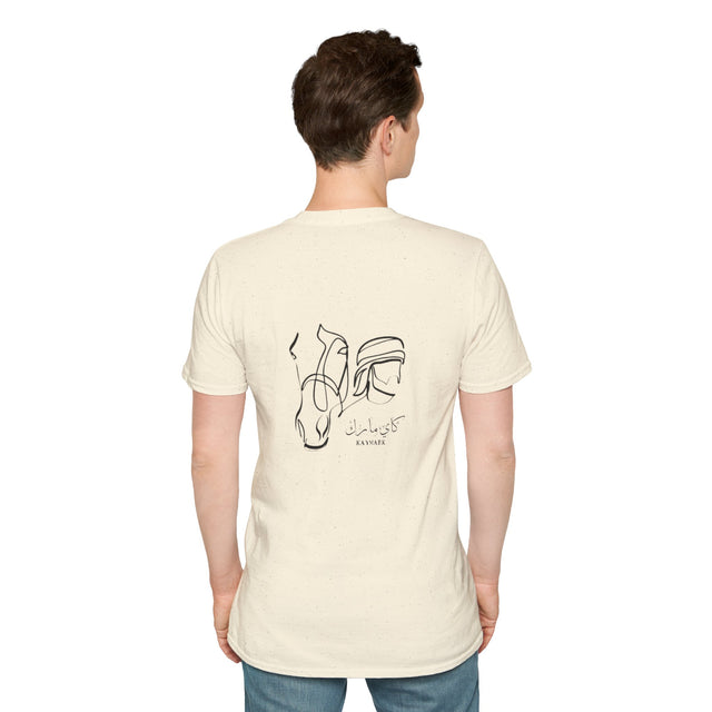 Men's T-Shirt Arab Man With Horse