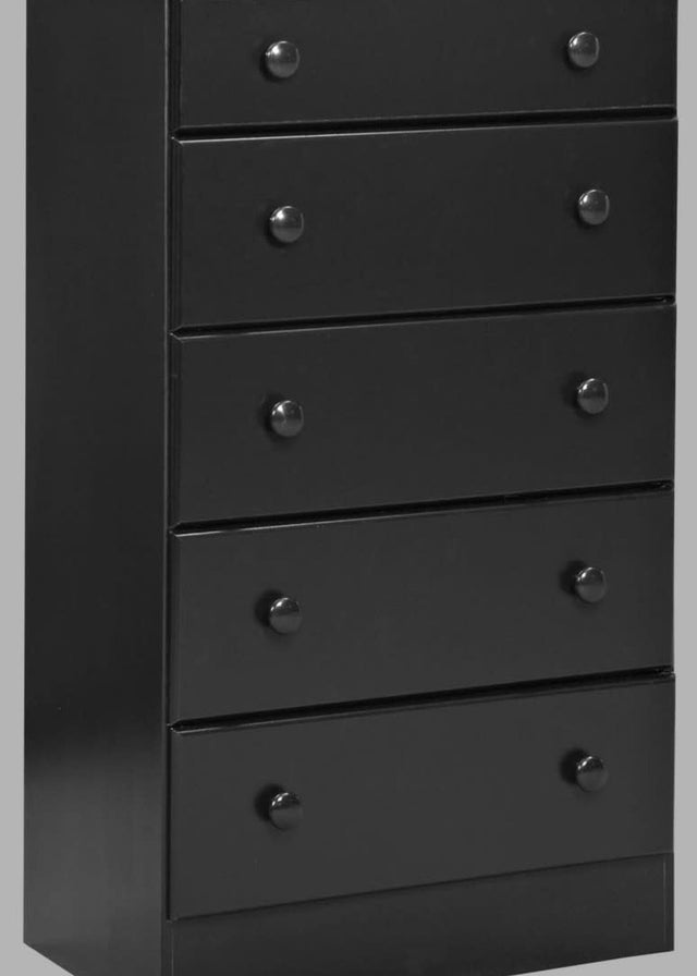 S506 - NATIONWIDE 5 Drawer Chest White