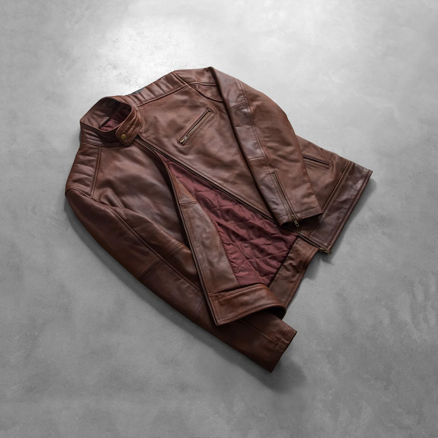 Dean Leather Biker Jacket