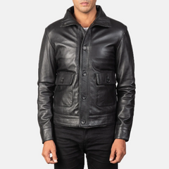 Columbus Leather Bomber Jacket