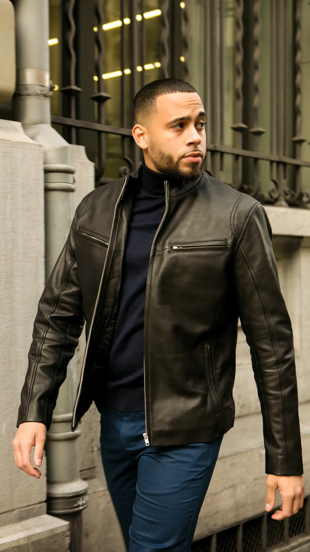 Ionic Leather Jacket