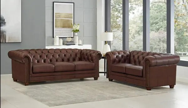 Allington Top Grain Leather Collection Sofa