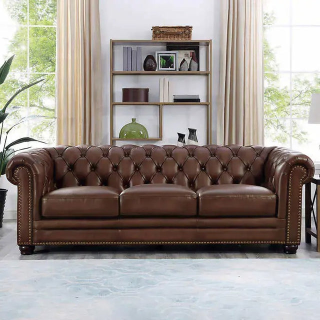 Allington Top Grain Leather Collection Sofa