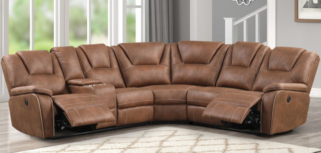 NATIONWIDE Three Piece Power Motion Sectional With Two Recliners